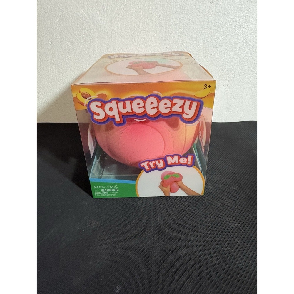 Viral Sunny Days Jumbo Squeezy Peach – Squishy Toy, Stress Relief Sensory Fun 🍑